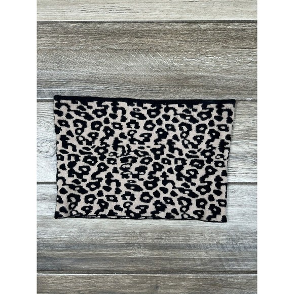 KENDALL & KYLIE Women's Leopard Knit Tube Top Size Small - Picture 8 of 8